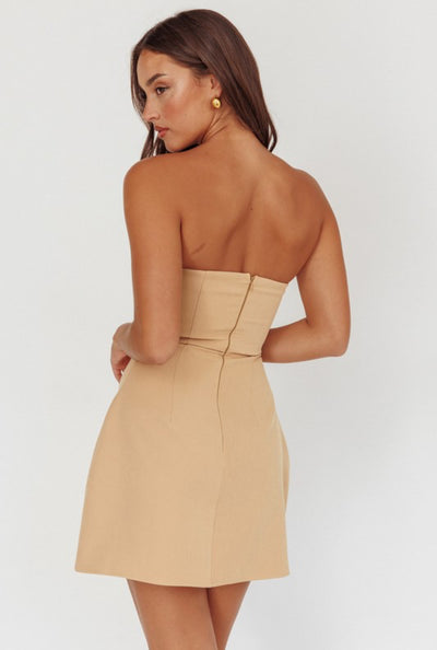 Tan Dress PREORDER 05/25/25 Aprox
