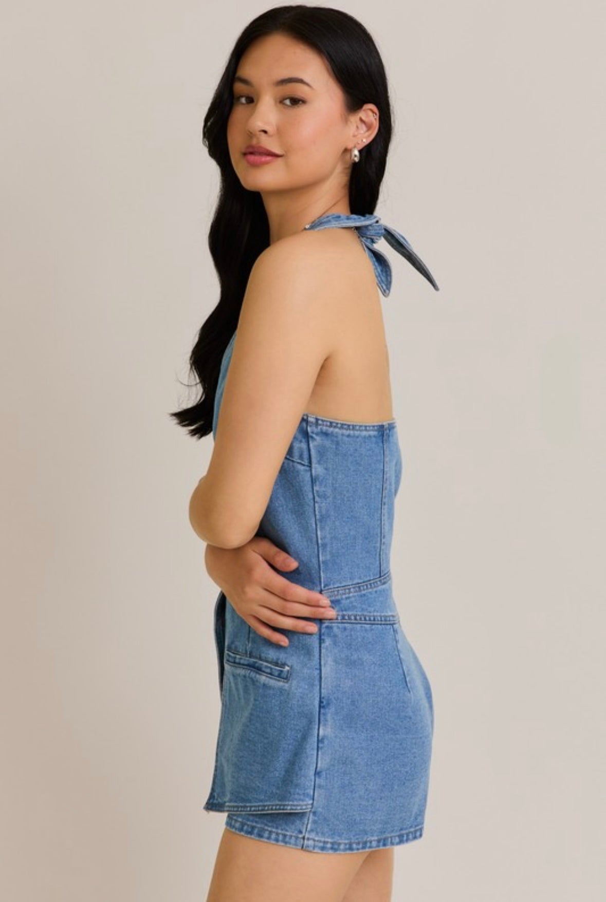 Vest Style Romper PREORDER 07/10/25 Aprox