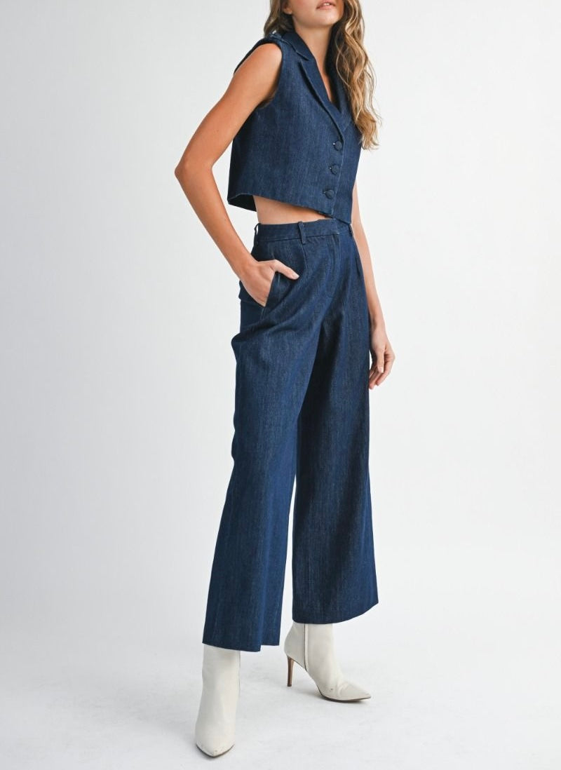 Collared Vest & Pant Set PREORDER 09/15/25 Aprox    Premium Collection