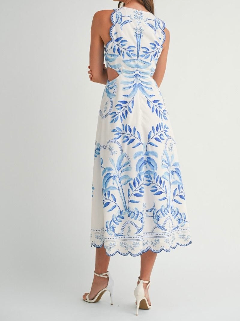 Printed Midi Dress PREORDER 05/22/25 Aprox