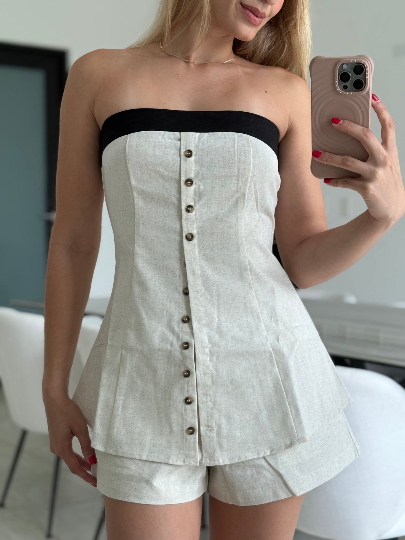 Strapless Pant Set