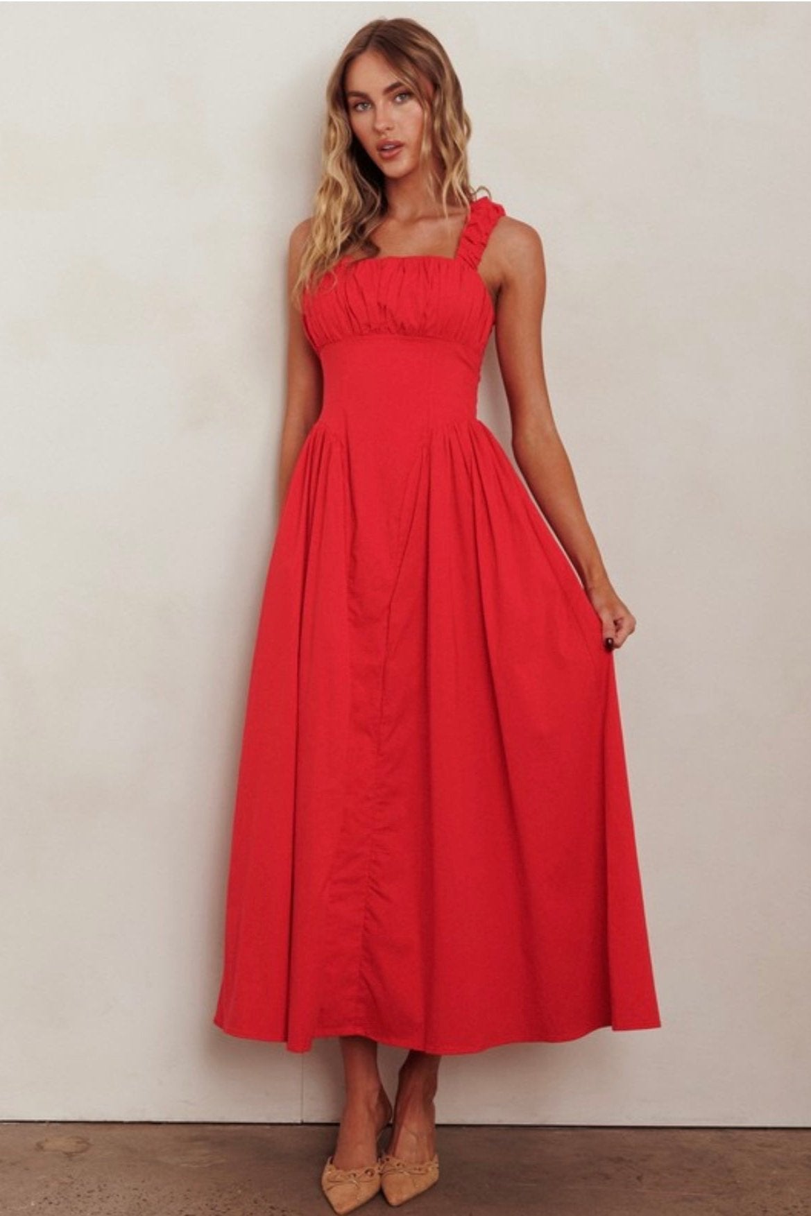 Red Maxi Dress