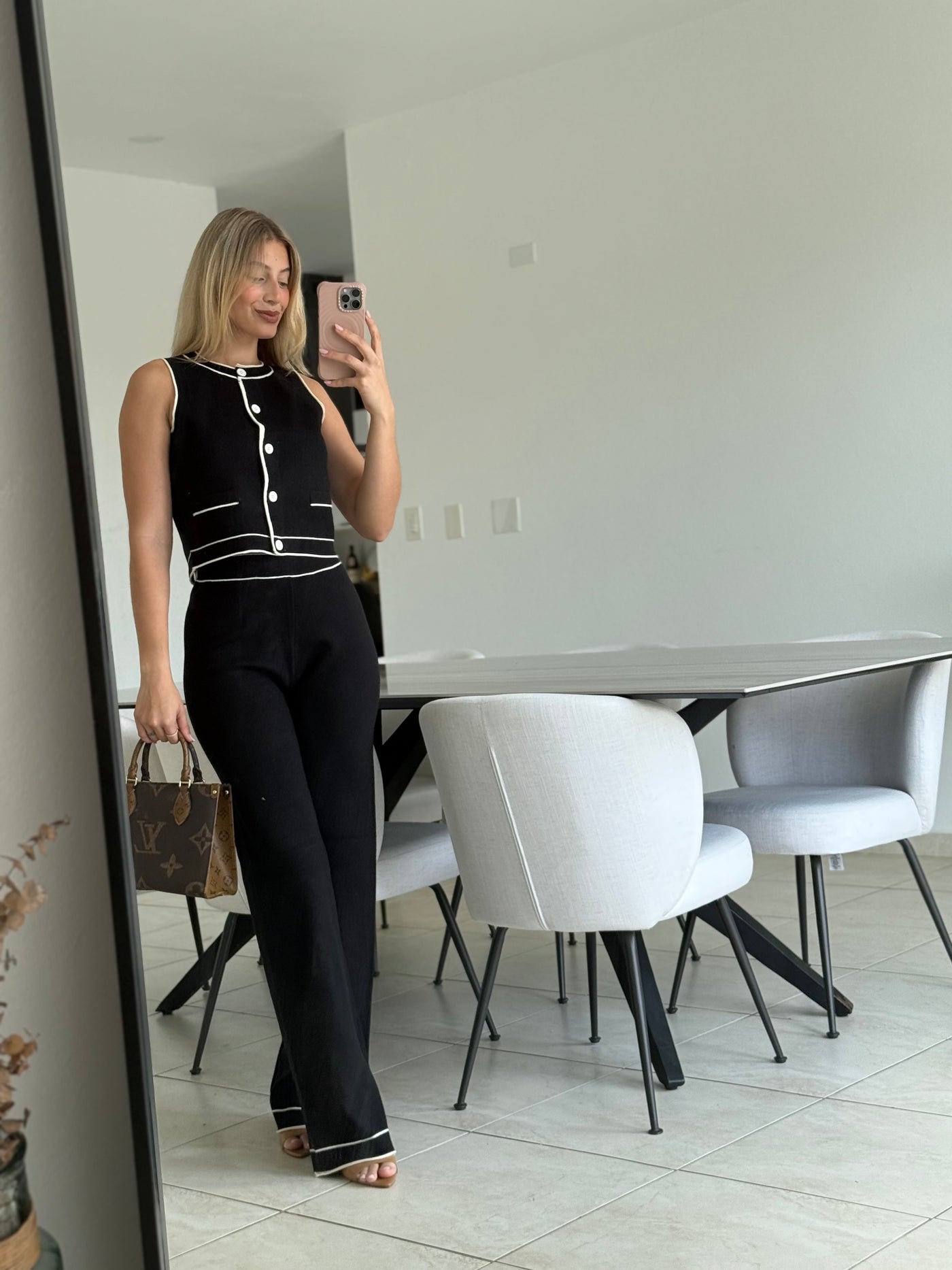 Contrast Vibe Sleeveless Set PREORDER 09/10/25 Aprox