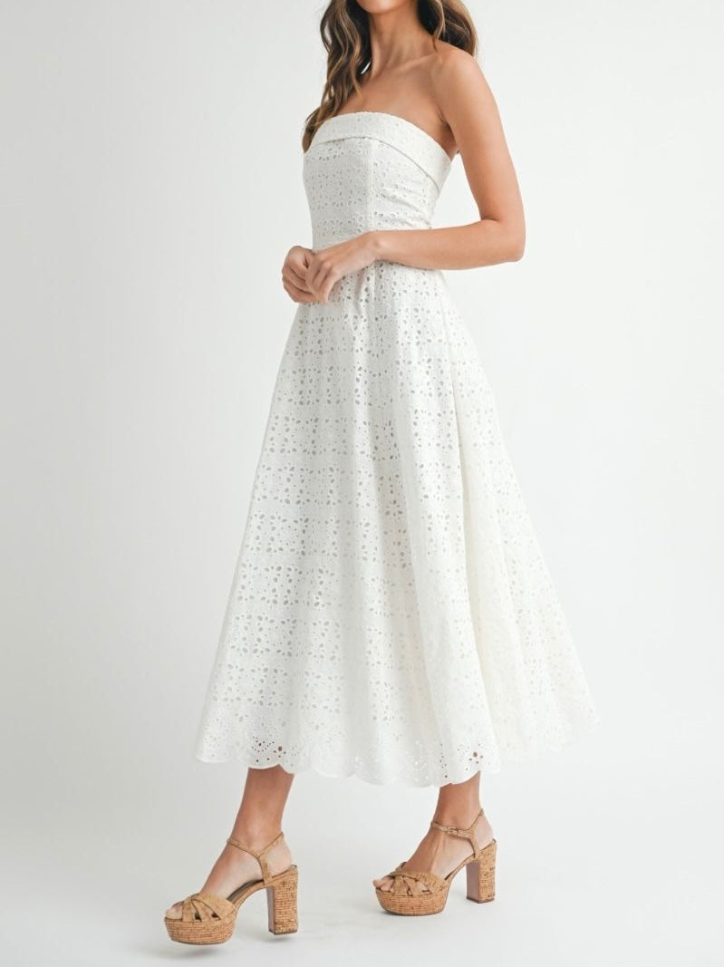 Tube Eyelet Dress PREORDER 03/15/25 Aprox