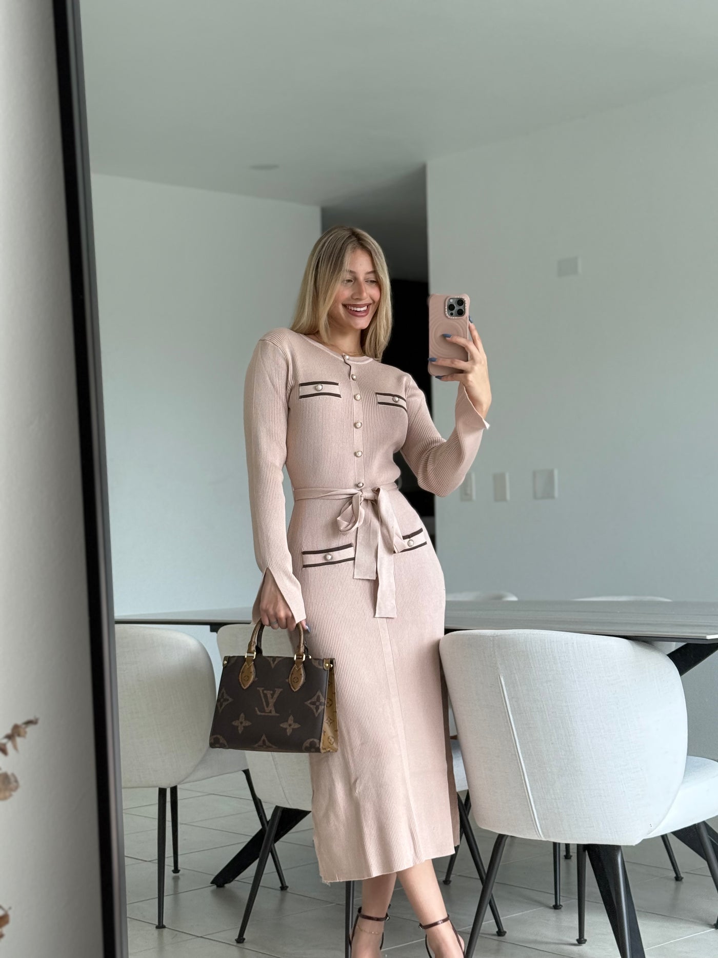 Knit Midi Dress