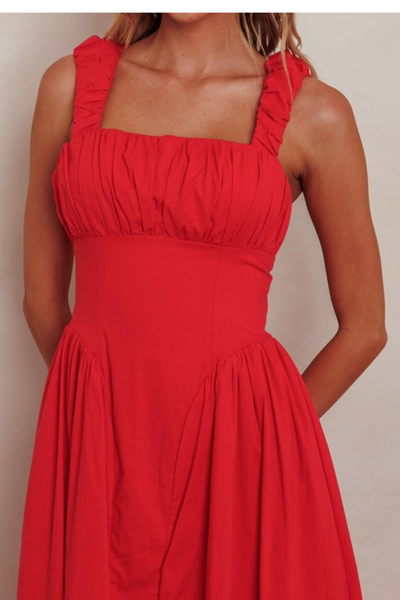 Red Maxi Dress