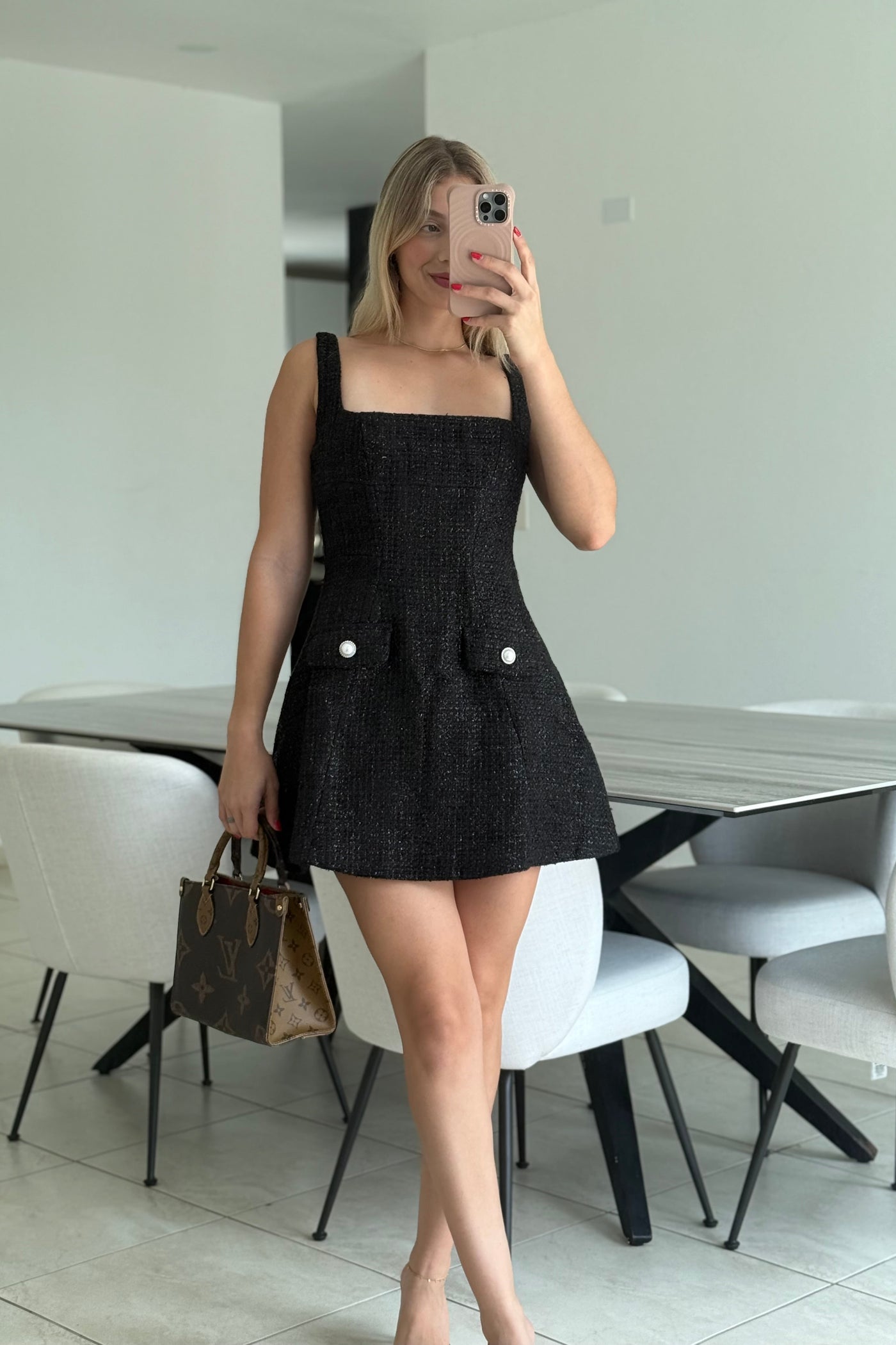 Tweed Mini Dress