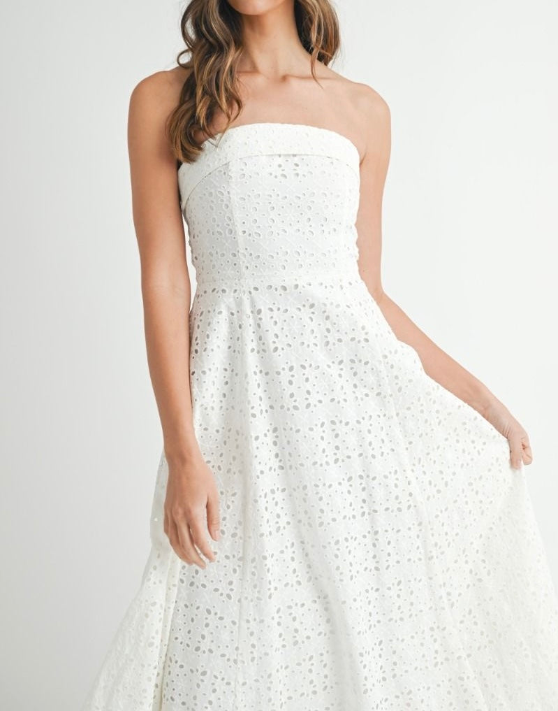 Tube Eyelet Dress PREORDER 03/15/25 Aprox