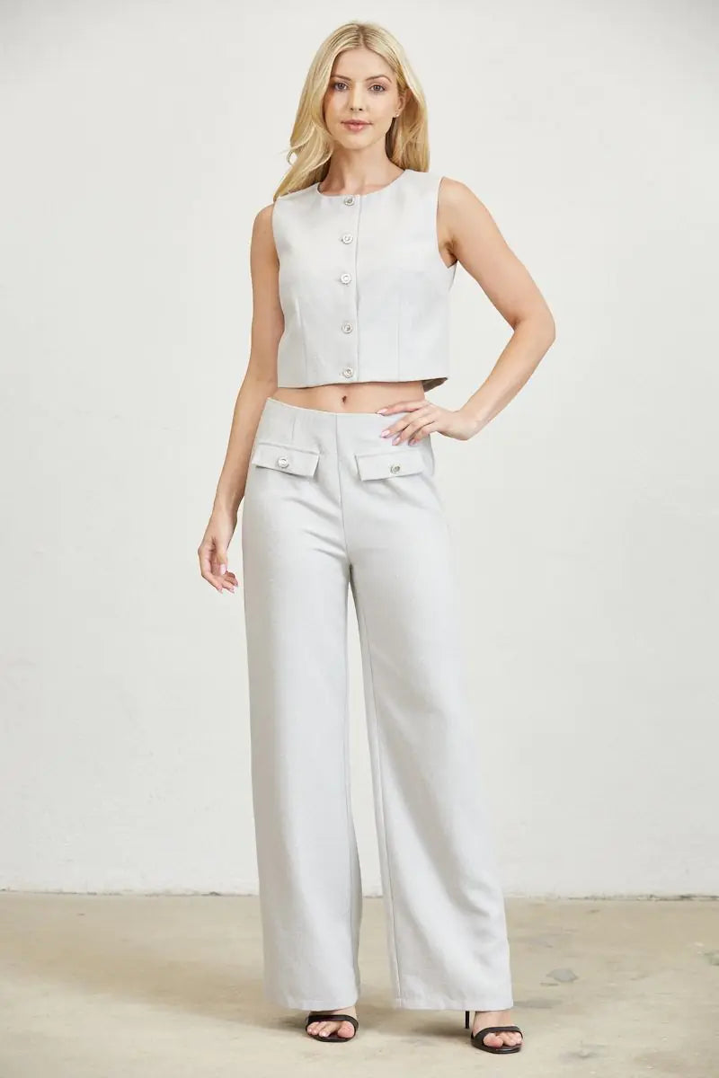 Crop & Pant Set (FINAL SALE)