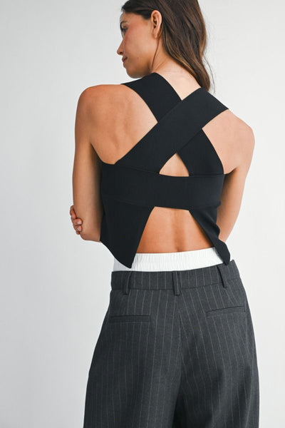 Sleeveless Crop Top PREORDER 11/05/25 Aprox