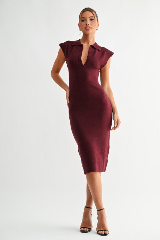 Sharp Collard Dress PREORDER 09/30/25 Aprox