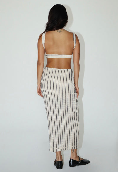 Striped Open Back