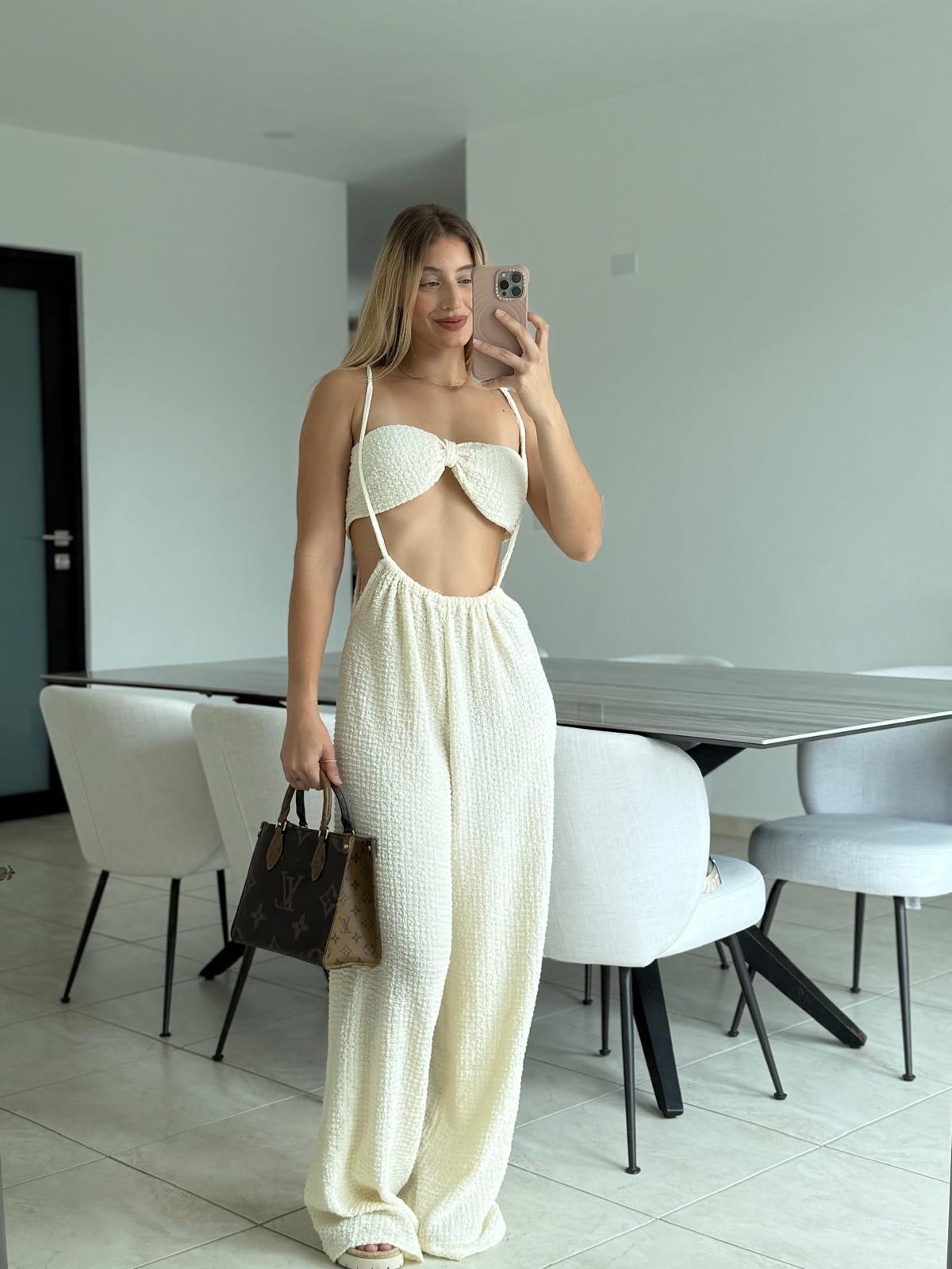Cream Jumpsuit (FINAL SALE)