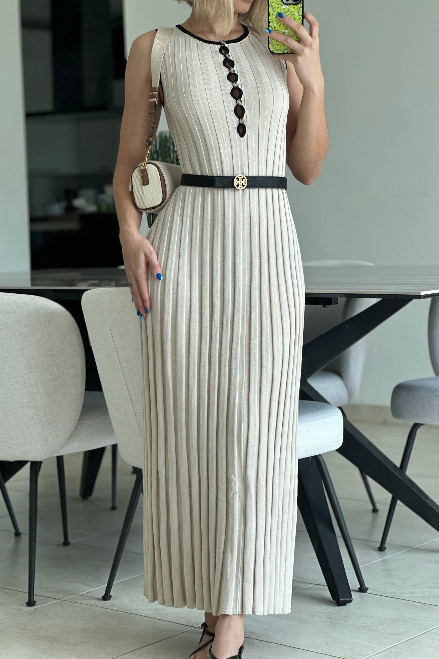 Ribbed Knit Maxi Dress PREORDER 10/31/24 aprox.