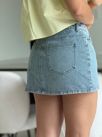 Mid Rise Skort