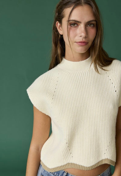 Ivory Knitted Sweater PREORDER 09/28/24 Aprox