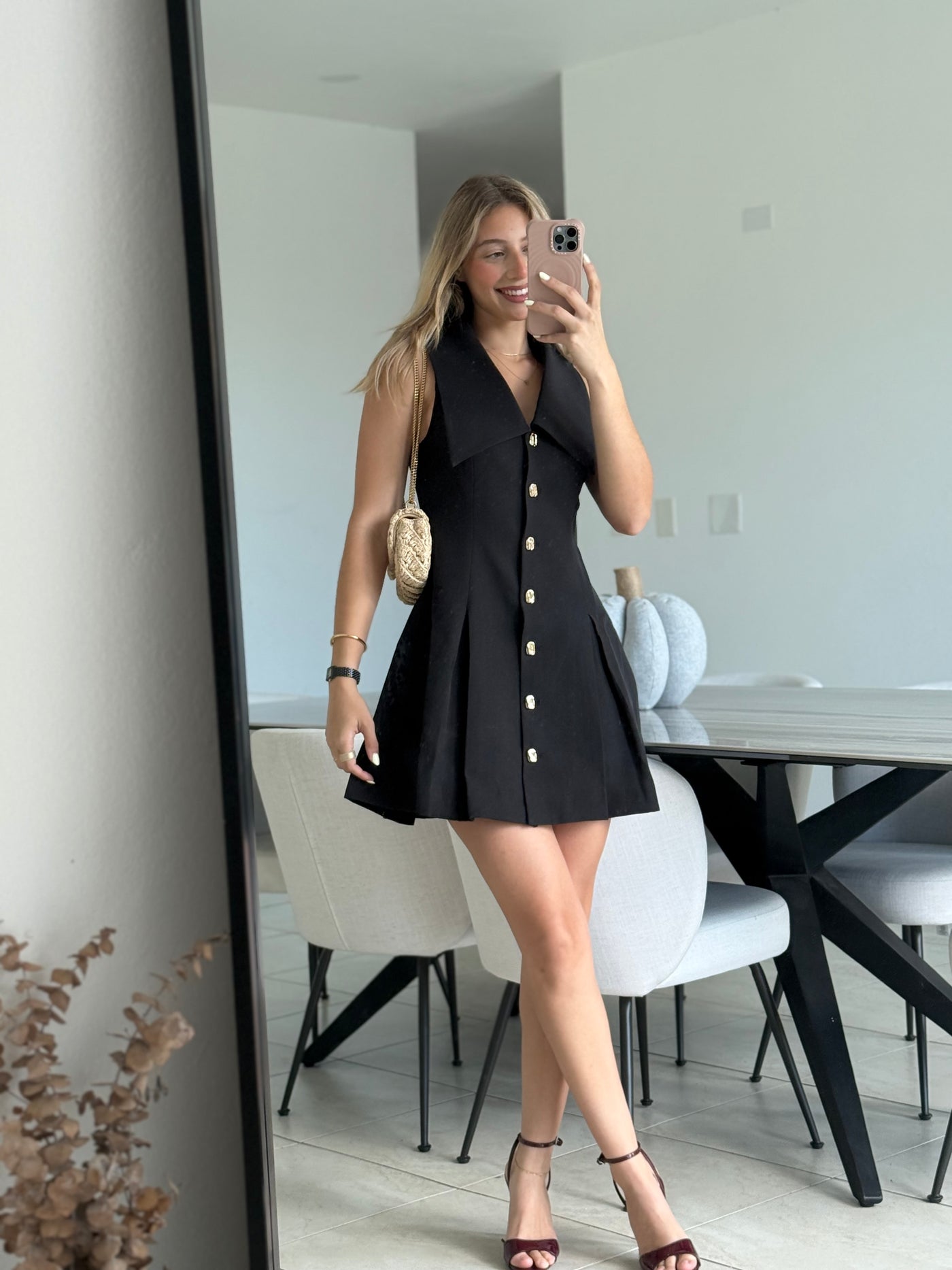 Sleeveless Collard Dress