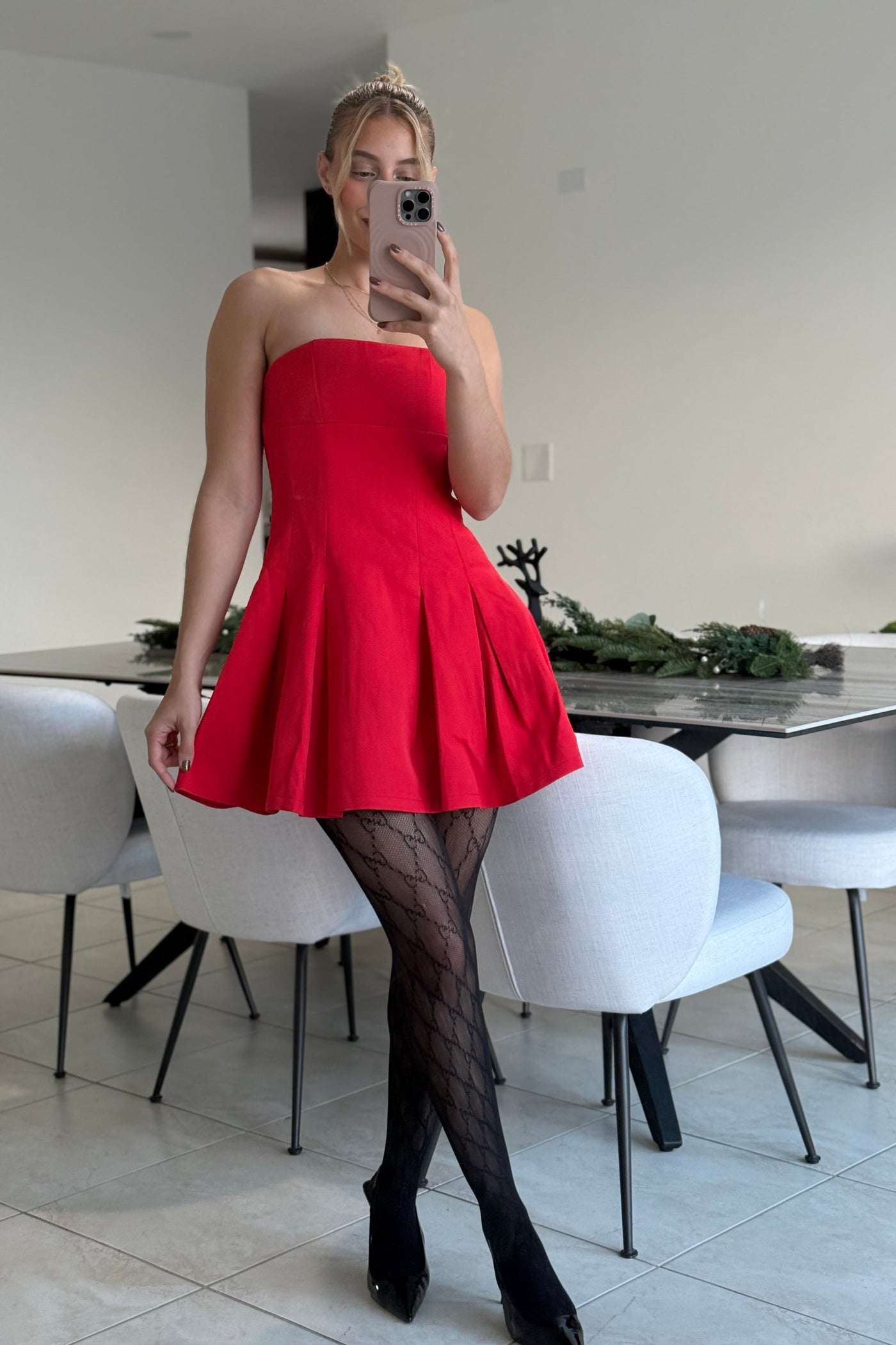 Red Tube Dress