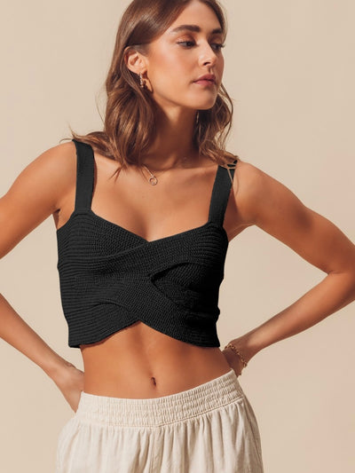 KNIT CROP TANK