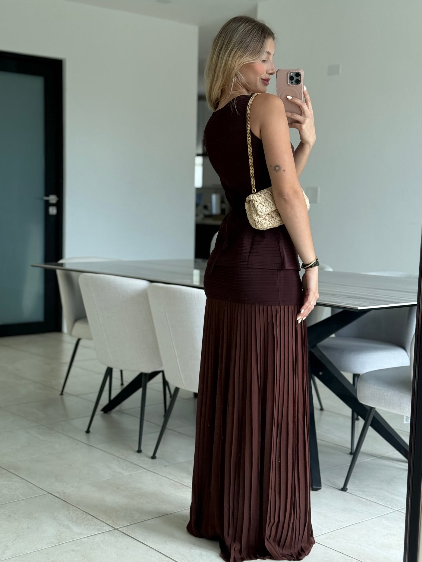 Ribbed Skirt Set                     Premium Collection