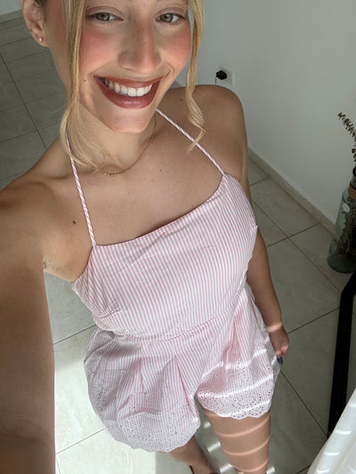 Pinstripe Romper