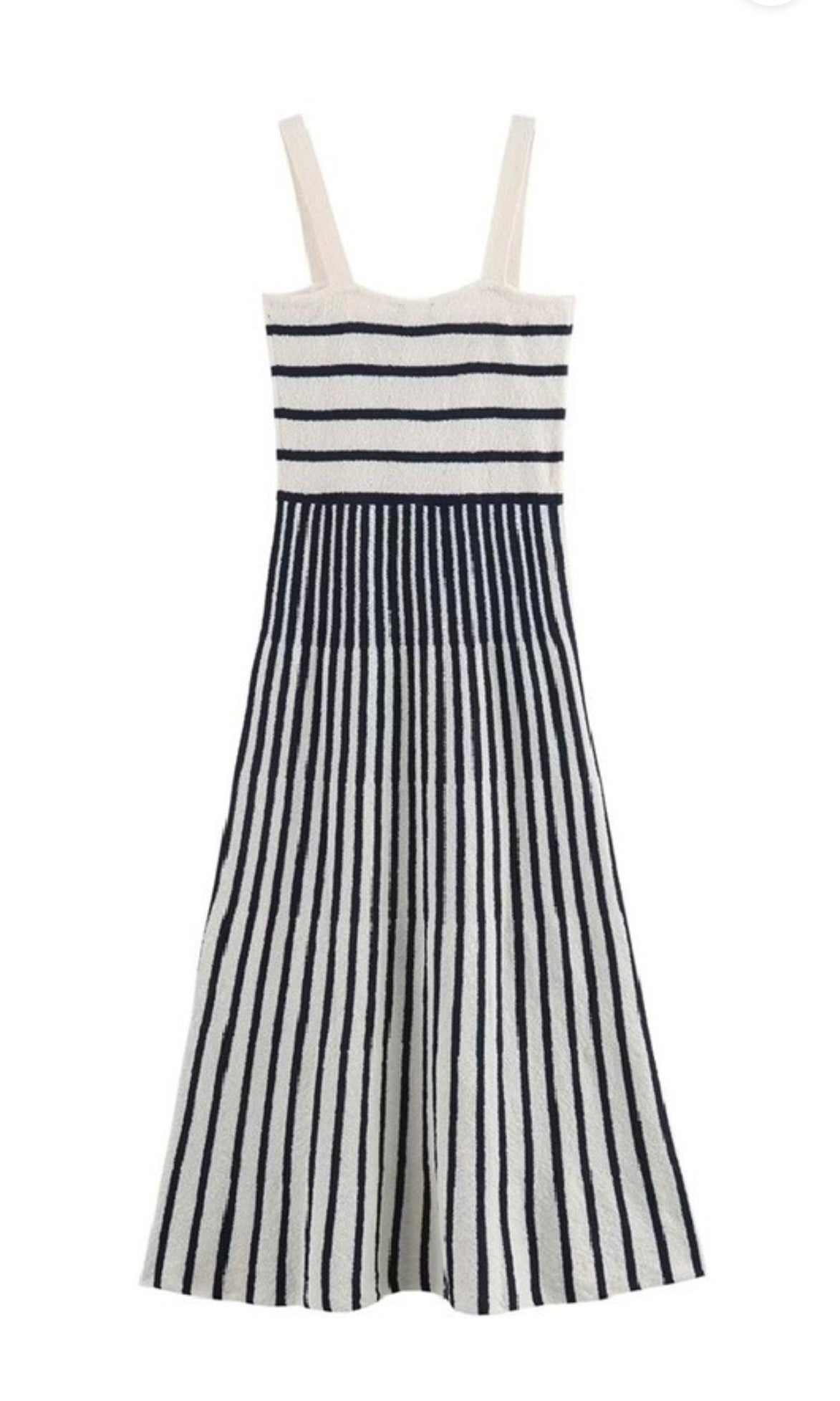 Striped Sleeveless Dress