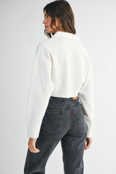 Knit Collar Long Sleeve PREORDER 09/30/25 Aprox