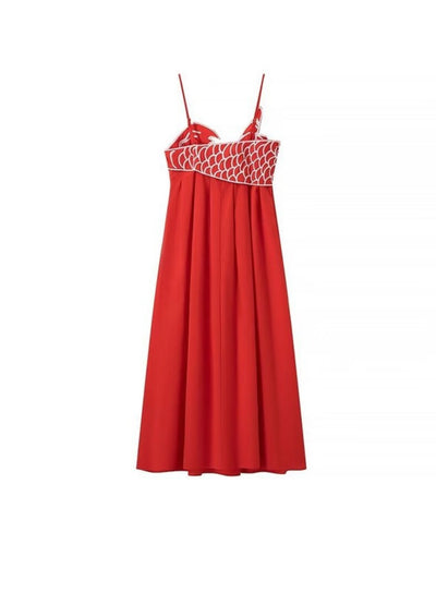 Red Midi Dress