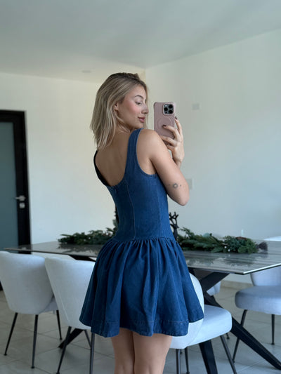 Indigo Denim Dress PREORDER 05/10/25 Aprox