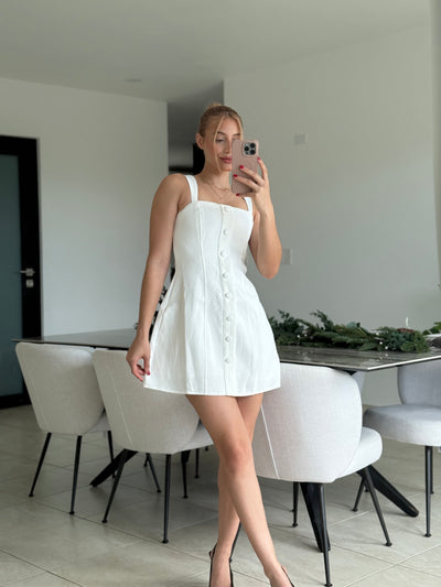 White Short Dress