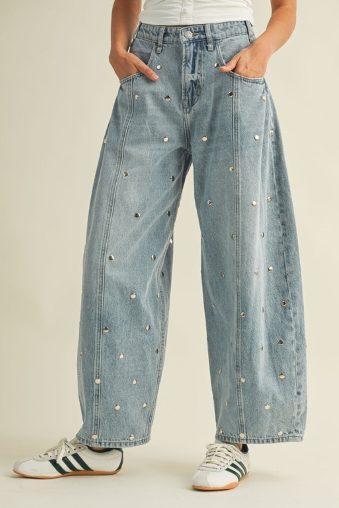 Studded Barrel Denim PREORDER 09/10/25 Aprox