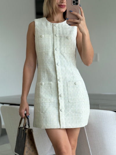 Cream Dress