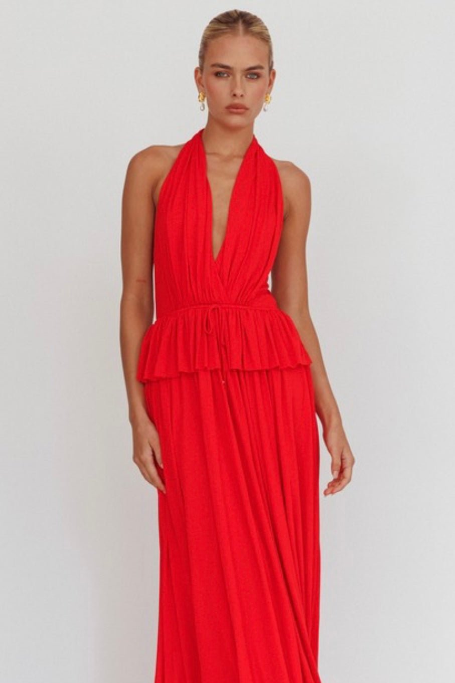 Halterneck Maxi Dress