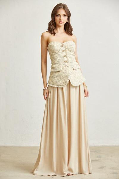 Tube Tweed Dress                PREMIUM COLLECTION