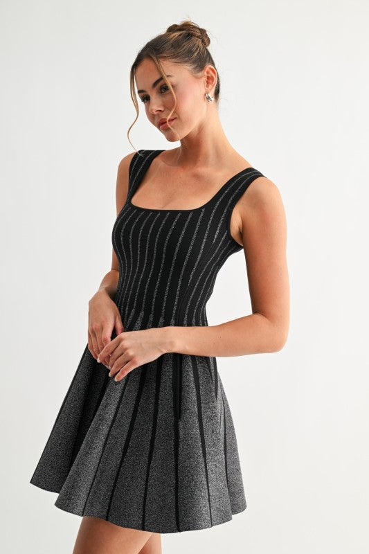 Flare Short Dress