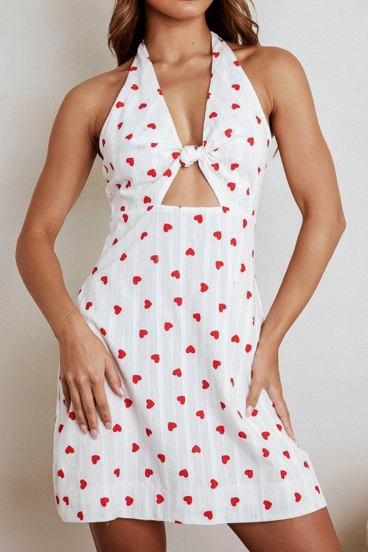 Halter Mini Dress PREORDER January/10/2026 Aprox