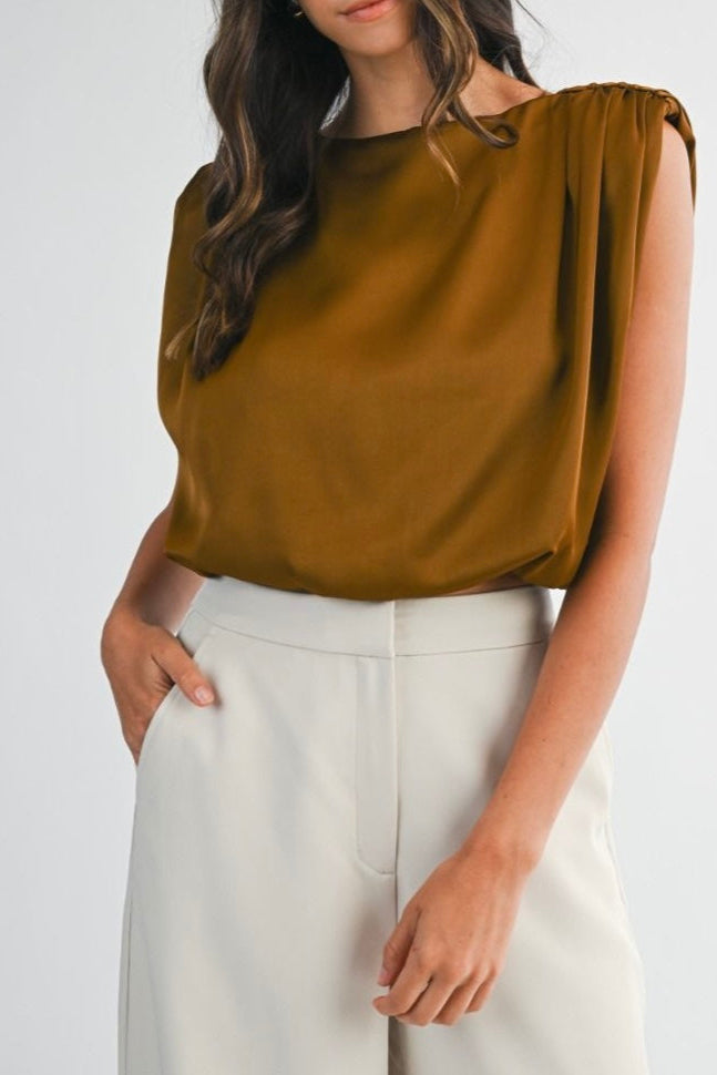 Satin Crop Top PREORDER 10/16/25 Aprox