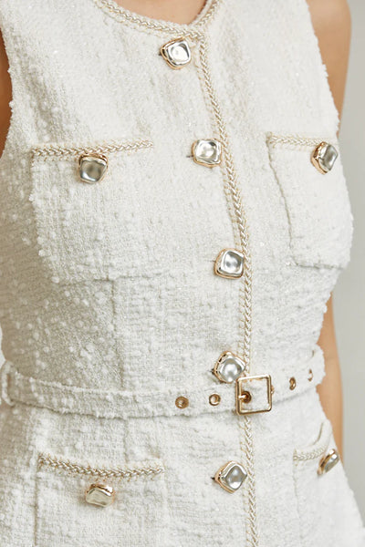 White Top & Pant Set        PREMIUM COLLECTION