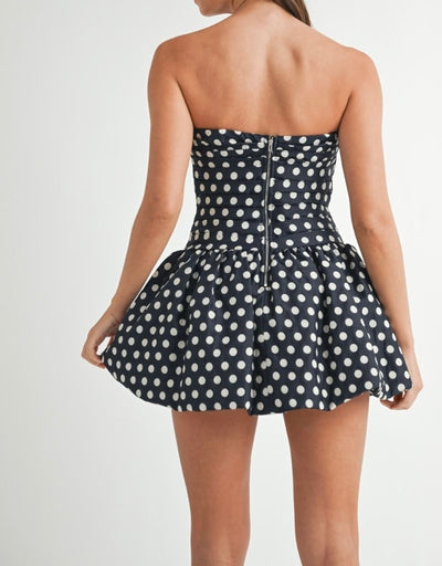 Polka Strapless Dress PREORDER 03/02/25 Aprox