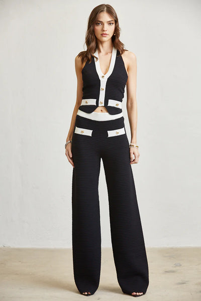 Ribbed Pant Set                    PREMIUM COLLECTION