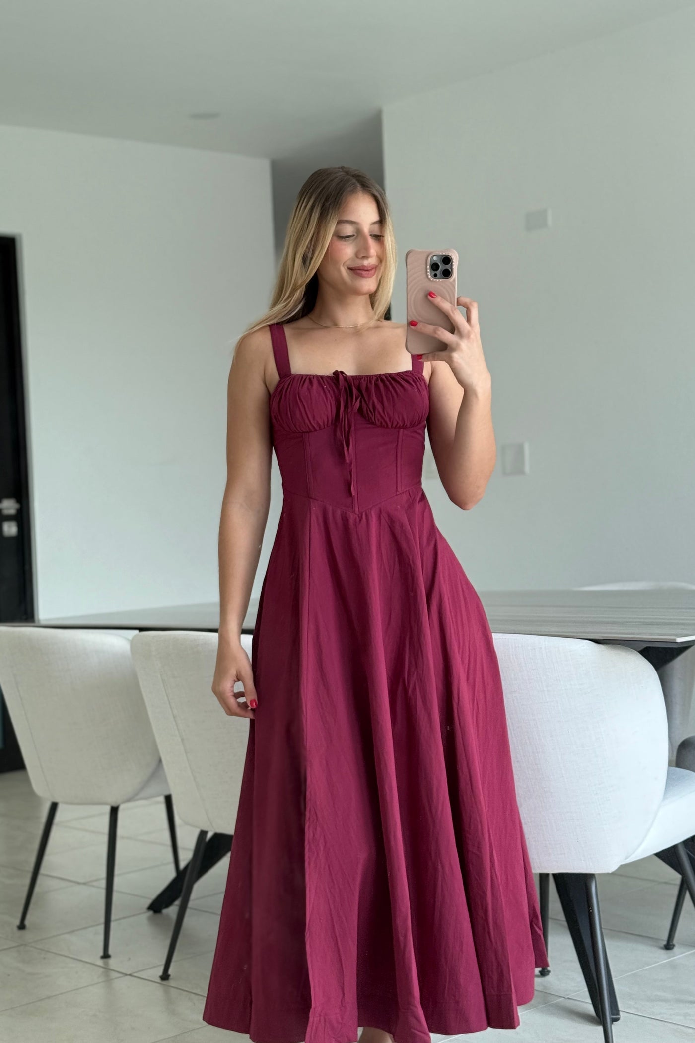 Wine Dress