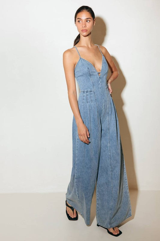 ML Denim Jumpsuit PREORDER 02/28/26 Aprox (February 28)