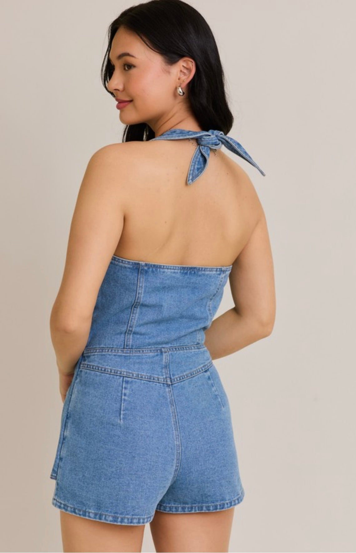 Vest Style Romper PREORDER 07/10/25 Aprox