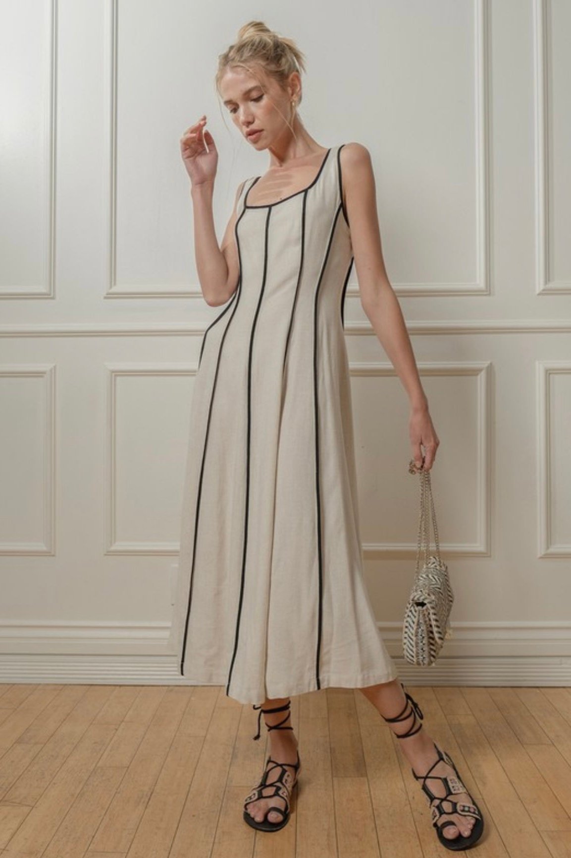 Linen Midi Dress