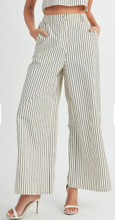 Stripe Pant Set