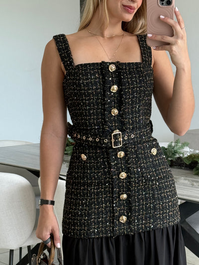 Gold Tweed Dress                   PREMIUM COLLECTION