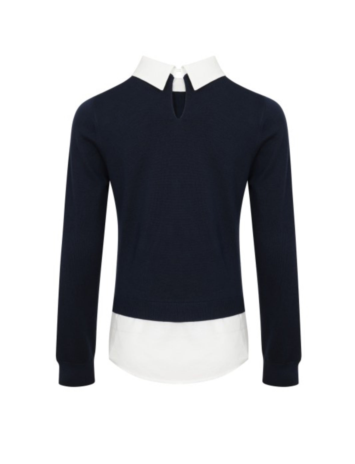 Navy Long Sleeve Top PREORDER 08/30/25 Aprox