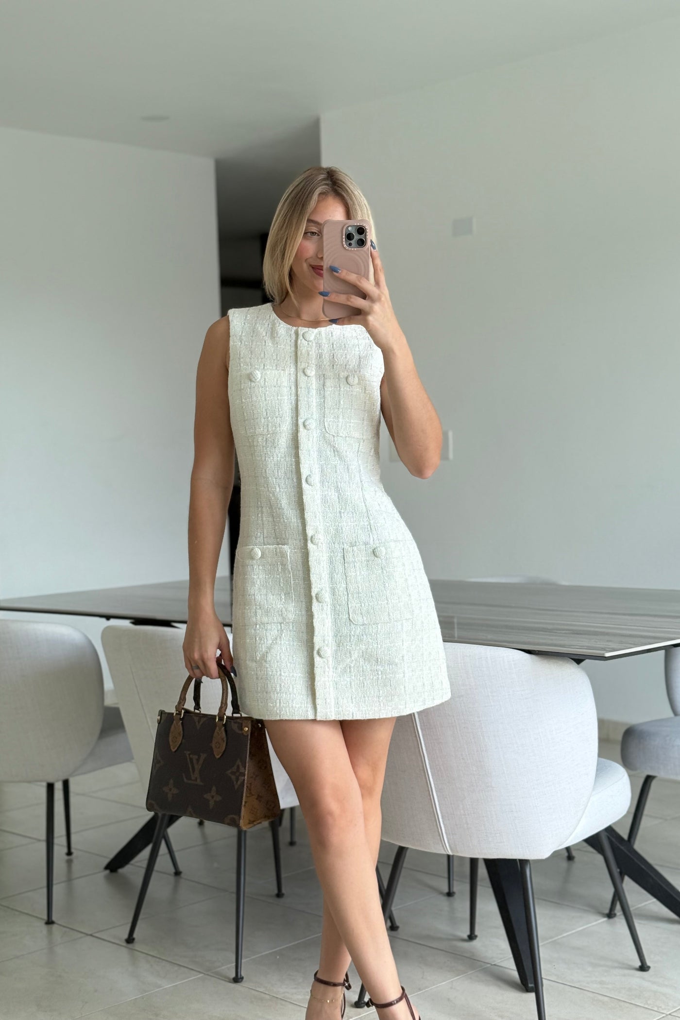 Cream Dress