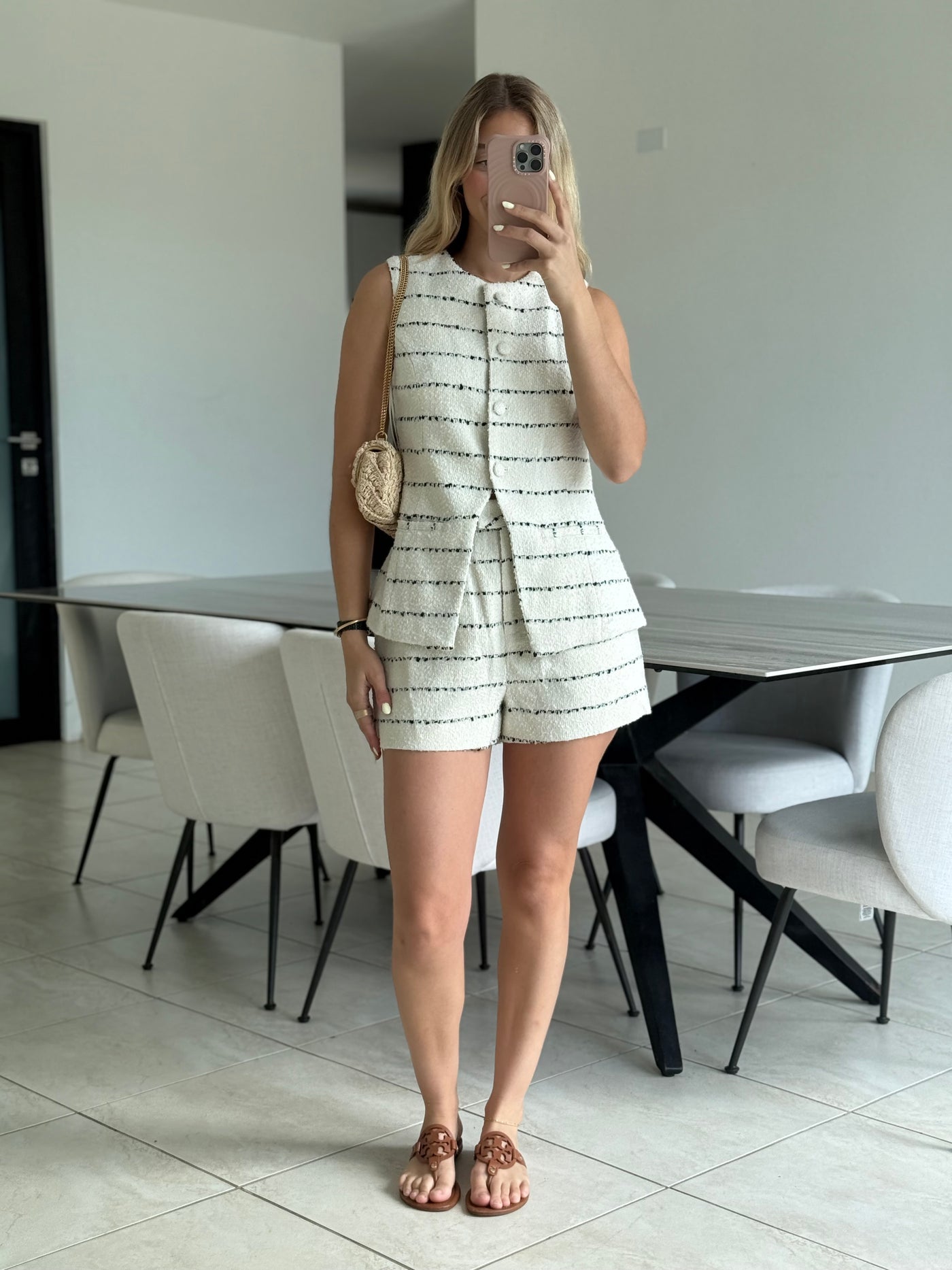 Vest Striped & Shorts
