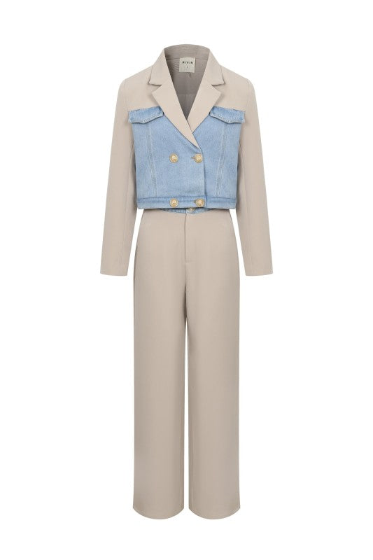 Denim Contrast Set